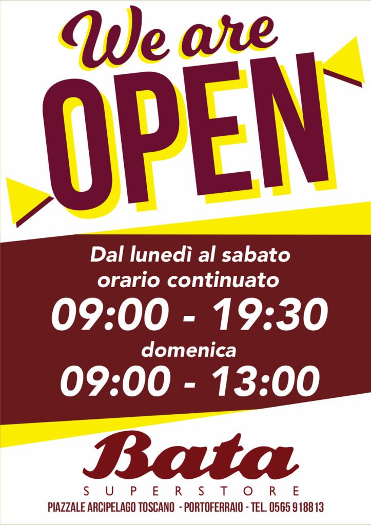 We Are Open (Bata Superstore)